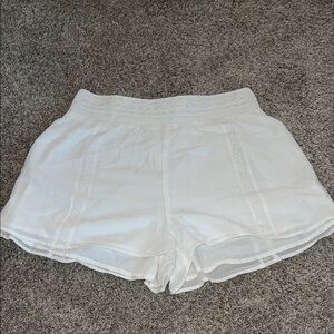 American Eagle Outfitters White High Waist Shorts